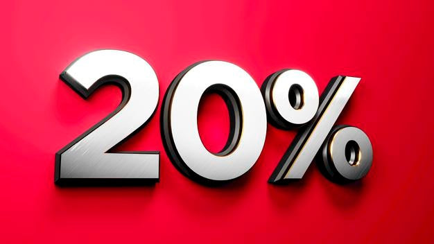 20% Rabatt