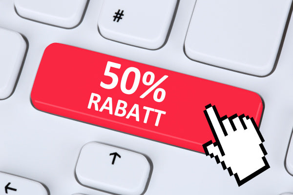 50% Rabatt