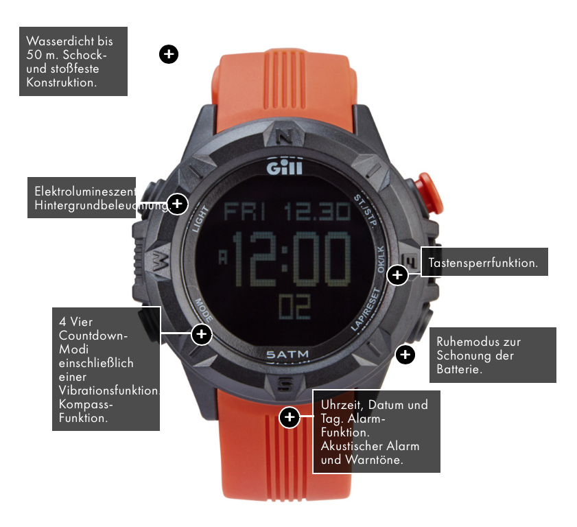 Gill - Regatta Master Watch / Clock